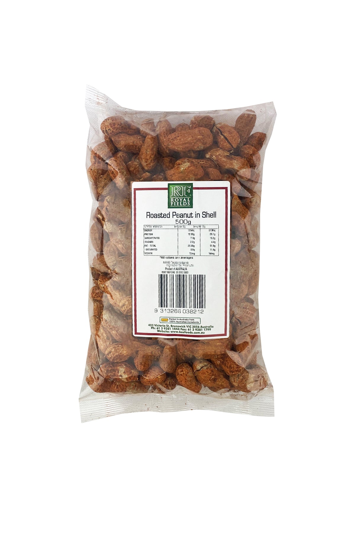 Royal Fields Roasted Peanut in Shell 500g