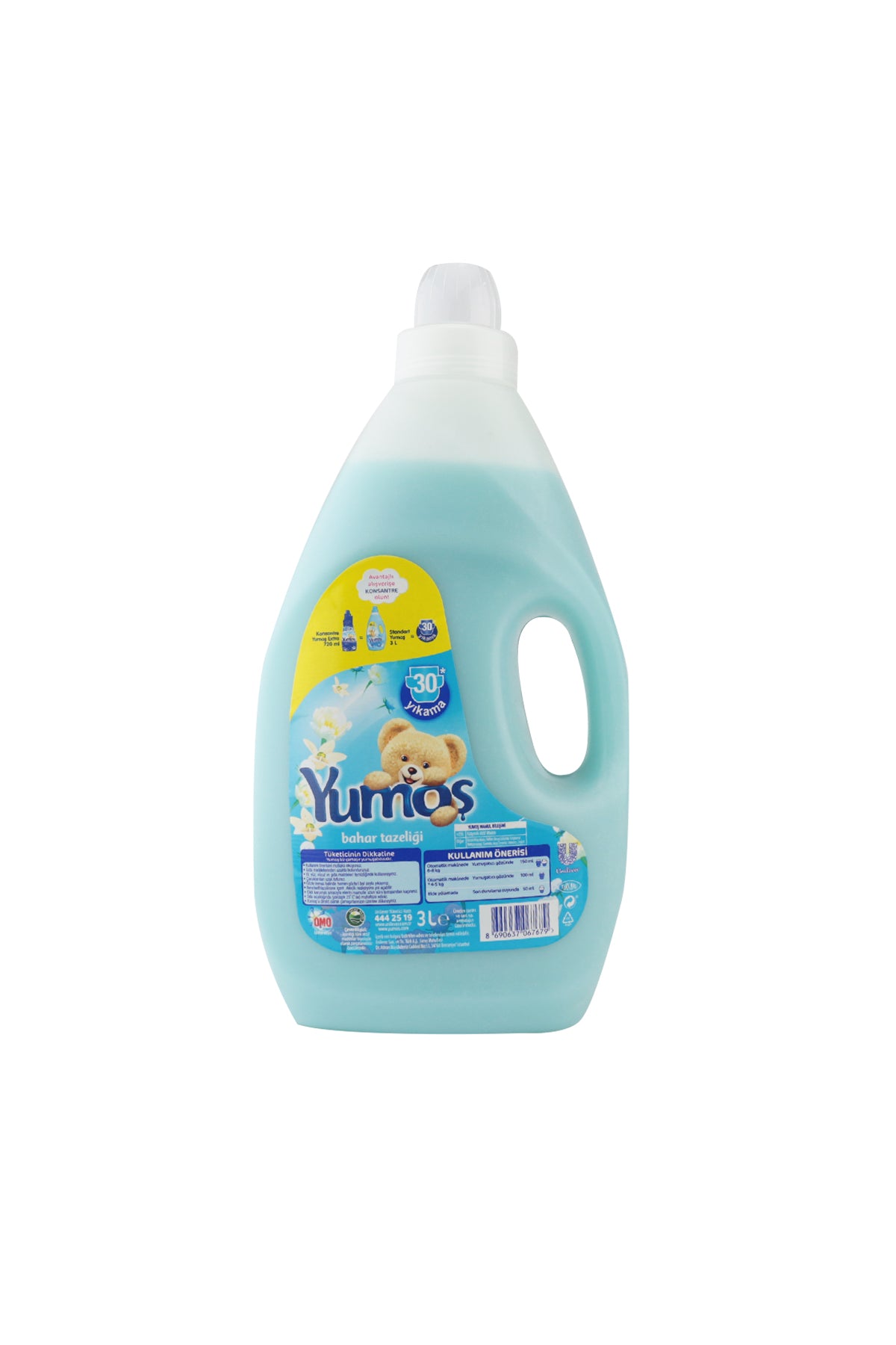 Yumos Spring Freshness Fabric Softener 3L